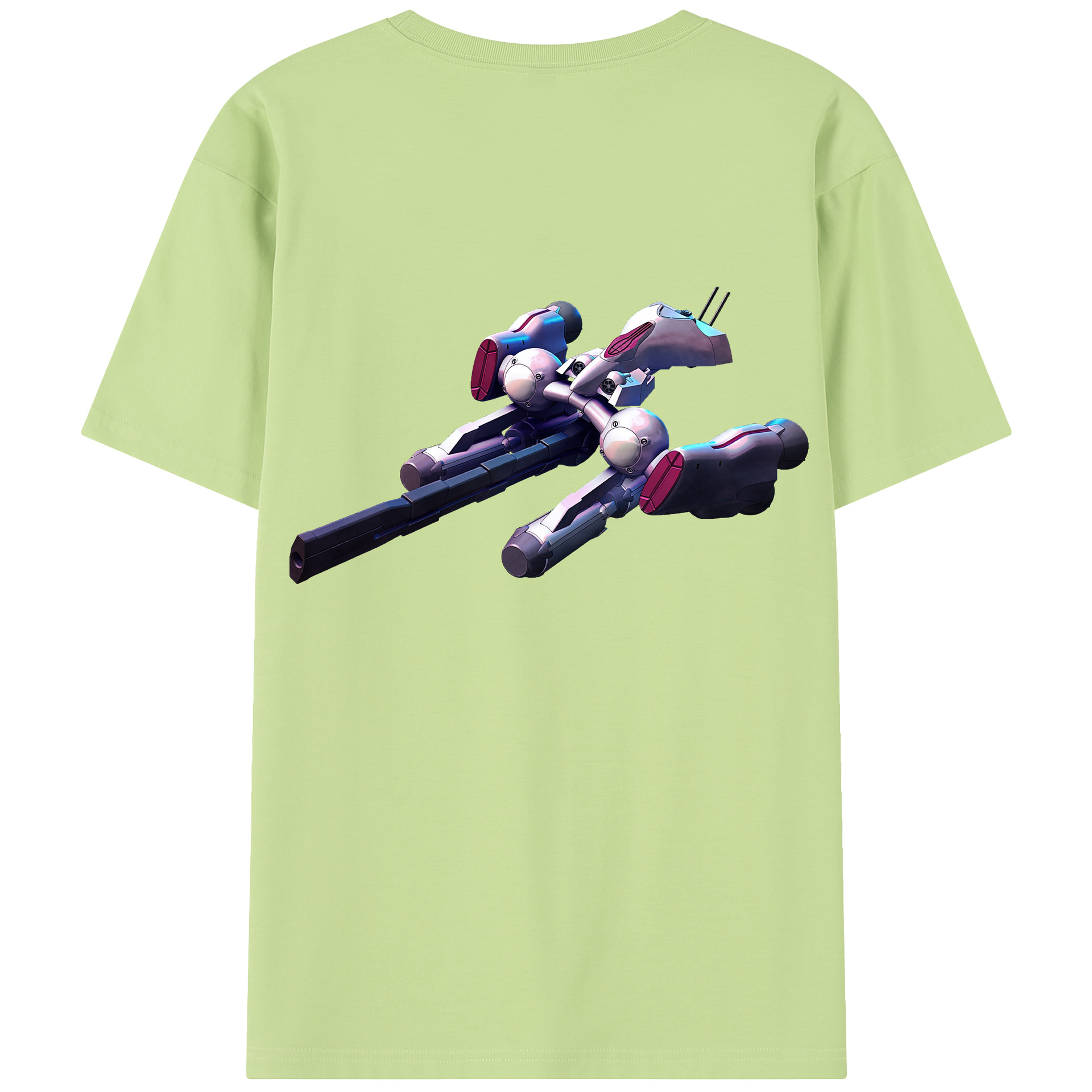 （画像用） 機動戦士ガンダム Mobile Suit Gundam 綿100％半袖Tシャツ（背面プリント）